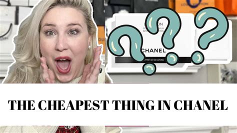 what is the cheapest thing on chanel website|chanel products that aren't cheap.